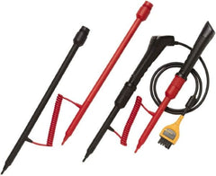 Fluke - Red/Black Electrical Test Equipment Probe Set - Use with Fluke BT520 Battersy Analyzers - A1 Tooling