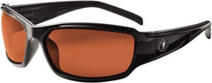 Ergodyne - Copper Lenses, Framed Polarized Glasses - Uncoated Lenses, Size Universal, Wrap Around - A1 Tooling