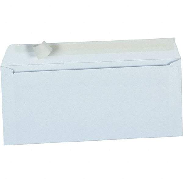 Universal One - 3-7/8" Long x 9.18" Wide Peel-Off Self-Seal Business Envelope - White - A1 Tooling