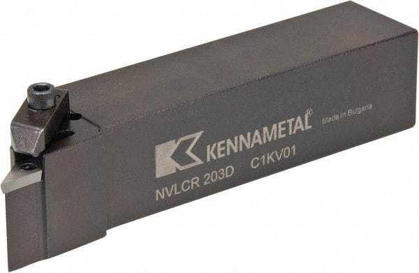 Kennametal - VP.., -5° Lead Angle NVLC External Right Hand Indexable Profiling Toolholder - 1-1/4" Shank Height x 1-1/4" Shank Width, 6" Long, Steel - A1 Tooling