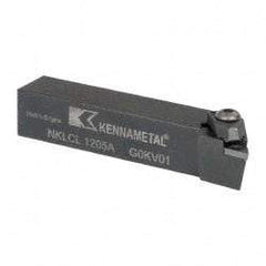 Kennametal - NP.., -5° Lead Angle NKLC External Left Hand Indexable Profiling Toolholder - 3/4" Shank Height x 3/4" Shank Width, 4" Long, Steel - A1 Tooling