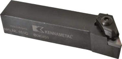 Kennametal - NP.., -5° Lead Angle NKLN External Left Hand Indexable Profiling Toolholder - 1" Shank Height x 1" Shank Width, 5" Long, Steel - A1 Tooling