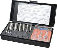 Precision Brand - 1/8 to 3/4 Inch Diameter Shim Punch and Die Set - 1/8, 3/16, 1/4, 5/16, 3/8, 7/16, 1/2, 5/8 and 3/4 Inch Diameter, 9 Piece - A1 Tooling