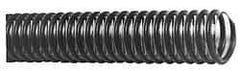 Made in USA - 4" ID, 10 Hg Vac Rating, PVC Vacuum & Duct Hose - 100' Long, Gray/Clear, 4" Bend Radius - A1 Tooling