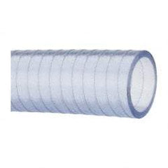 Made in USA - 1" Inside x 1-1/4" Outside Diam, Food & Beverage Hose - 3" Bend Radius, 100' Long, 28 Vacuum Rating - A1 Tooling