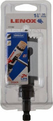 Lenox - 1-3/16" Diam, 1-1/2" Cutting Depth, Hole Saw - Bi-Metal Saw, Toothed Edge - A1 Tooling