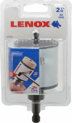 Lenox - 2-1/16" Diam, 1-1/2" Cutting Depth, Hole Saw - Bi-Metal Saw, Toothed Edge - A1 Tooling