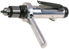 Ingersoll-Rand - 3/8" Keyed Chuck - Inline Handle, 1,000 RPM, 15 CFM, 0.4 hp, 90 psi - A1 Tooling