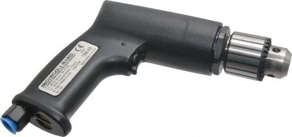 Ingersoll-Rand - 3/8" Keyed Chuck - Pistol Grip Handle, 2,100 RPM, 19 CFM, 0.5 hp, 90 psi - A1 Tooling