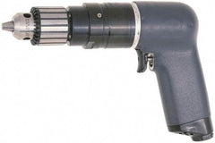 Ingersoll-Rand - 3/8" Keyed Chuck - Pistol Grip Handle, 1,400 RPM, 25 CFM, 0.75 hp, 90 psi - A1 Tooling