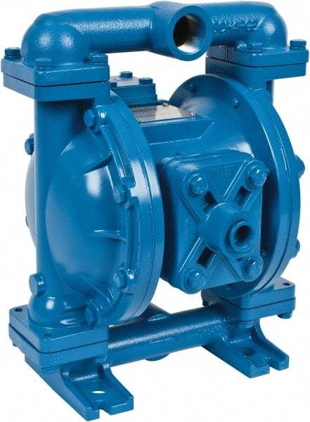 SandPIPER - 1" NPT, Metallic, Air Operated Diaphragm Pump - Santoprene Diaphragm, Aluminum Housing - A1 Tooling