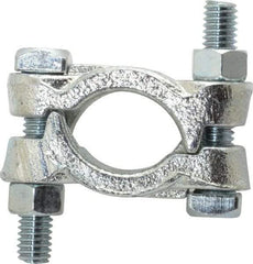 Dixon Valve & Coupling - 1-3/16 to 1-3/8" OD, Double Bolt Iron Clamp - Plated Malleable Iron - A1 Tooling