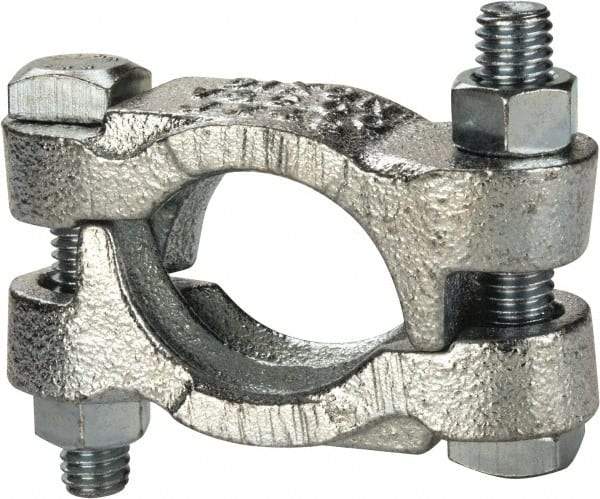 Dixon Valve & Coupling - 1-7/16 to 1-17/32" OD, Double Bolt Iron Clamp - Plated Malleable Iron - A1 Tooling