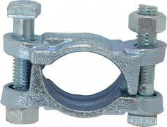 Dixon Valve & Coupling - 1-5/8 to 1-13/16" OD, Double Bolt Iron Clamp - Plated Malleable Iron - A1 Tooling