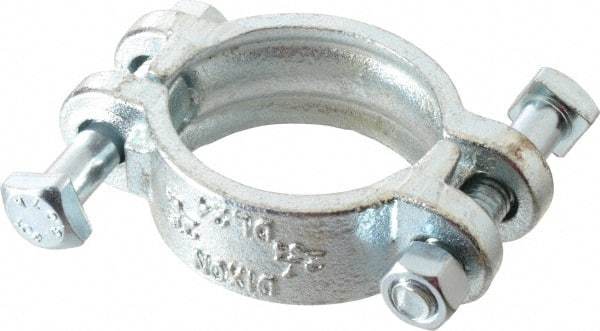 Dixon Valve & Coupling - 2-7/64 to 2-19/64" OD, Double Bolt Iron Clamp - Plated Malleable Iron - A1 Tooling