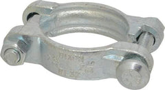 Dixon Valve & Coupling - 2-5/16 to 2-5/8" OD, Double Bolt Iron Clamp - Plated Malleable Iron - A1 Tooling