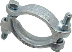 Dixon Valve & Coupling - 2-1/2 to 2-3/4" OD, Double Bolt Iron Clamp - Plated Malleable Iron - A1 Tooling