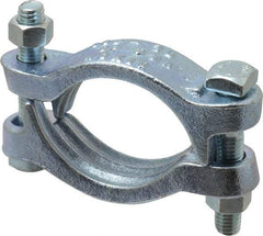 Dixon Valve & Coupling - 2-3/4 to 3-1/16" OD, Double Bolt Iron Clamp - Plated Malleable Iron - A1 Tooling