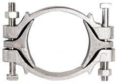 Dixon Valve & Coupling - 11-3/16 to 13" OD, Double Bolt Iron Clamp - Plated Malleable Iron - A1 Tooling