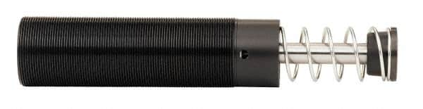 Parker - 9/16-18 Thread, 0.16 Rod Diam, 0.63 Stroke Length, Male Button Shock - 0.46 Shock Outside Diam, 4-1/2 OAL - A1 Tooling