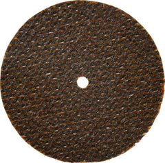 Norton - 2" Aluminum Oxide Cutoff Wheel - 0.035" Thick, 1/8" Arbor, 30,560 Max RPM, Use with Die Grinders - A1 Tooling