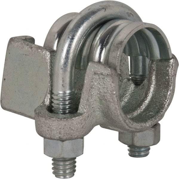 Campbell Fittings - 1/2" Hose, Single U-Bolt - Plated Steel - A1 Tooling