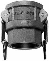 Cam & Groove Coupling: 5″ Part D, Stainless Steel, 75 psi Max