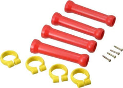 Value Collection - 1/2" Hose Inside Diam, Coolant Hose Extension Element Kit - Includes (4) 1/2" Element Clamps, (4) 1/2" Extension Elements, for Use with Snap Together Hose System, 8 Pieces - A1 Tooling