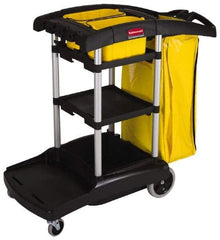 Rubbermaid - Polyethylene Janitor Cart - 49-3/4" Long - A1 Tooling