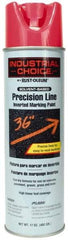 Rust-Oleum - 17 fl oz Pink Marking Paint - 600' to 700' Coverage at 1" Wide, Solvent-Based Formula - A1 Tooling