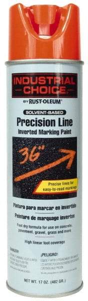 Rust-Oleum - 17 fl oz Red Marking Paint - 600' to 700' Coverage at 1" Wide, Solvent-Based Formula - A1 Tooling