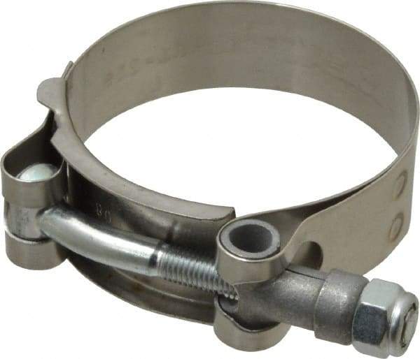 Campbell Fittings - 2-1/4" Hose, 3/4" Wide x 0.025" Thick, T-Bolt Band Clamp - Stainless Steel - A1 Tooling