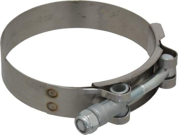 Campbell Fittings - 3-1/4" Hose, 3/4" Wide x 0.025" Thick, T-Bolt Band Clamp - Stainless Steel - A1 Tooling