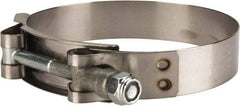 Campbell Fittings - 3-1/2" Hose, 3/4" Wide x 0.025" Thick, T-Bolt Band Clamp - Stainless Steel - A1 Tooling