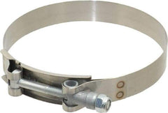 Campbell Fittings - 4-1/2" Hose, 3/4" Wide x 0.025" Thick, T-Bolt Band Clamp - Stainless Steel - A1 Tooling