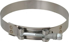 Campbell Fittings - 4-3/4" Hose, 3/4" Wide x 0.025" Thick, T-Bolt Band Clamp - Stainless Steel - A1 Tooling