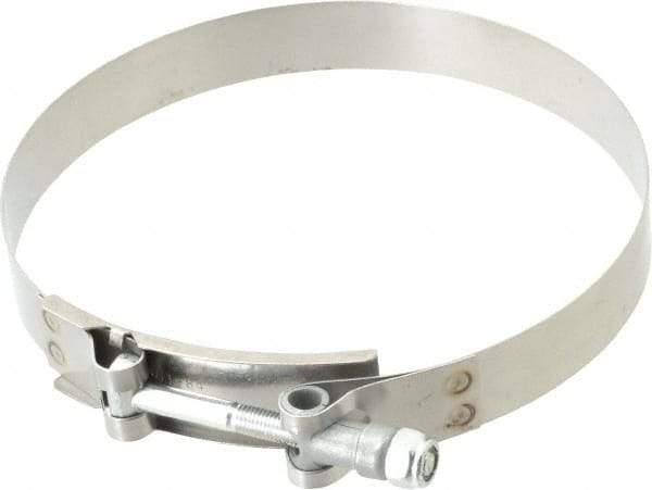 Campbell Fittings - 5-1/2" Hose, 3/4" Wide x 0.025" Thick, T-Bolt Band Clamp - Stainless Steel - A1 Tooling