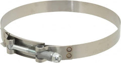 Campbell Fittings - 6-1/4" Hose, 3/4" Wide x 0.025" Thick, T-Bolt Band Clamp - Stainless Steel - A1 Tooling