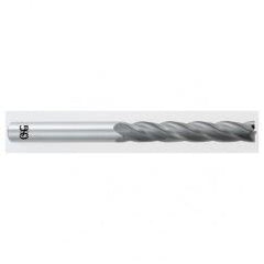 1/8 Dia. x 3 Overall Length 4-Flute Square End Solid Carbide SE End Mill-Round Shank-Center Cut-TiAlN - A1 Tooling