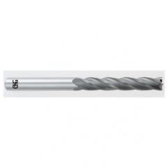 1/4 Dia. x 4 Overall Length 4-Flute Square End Solid Carbide SE End Mill-Round Shank-Center Cut-TiAlN - A1 Tooling