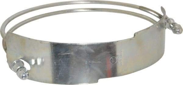 Kuriyama of America - 10" Hose, Spiral Double Bolt Hose Clamp - Plated Steel - A1 Tooling