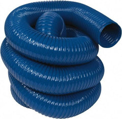 Hi-Tech Duravent - 5" ID, 25' Long, PVC Blower & Duct Hose - Blue, 6-3/4" Bend Radius, 14 In/Hg, 10 Max psi, -20 to 180°F, Abrasion and Chemical Resistant - A1 Tooling