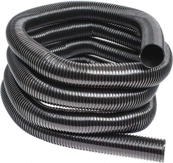 Hi-Tech Duravent - 3" ID, 25' Long, Polyethylene Blower & Duct Hose - Black, 5-1/4" Bend Radius, 5 In/Hg, 8 Max psi, -30 to 160°F, UV Resistant - A1 Tooling