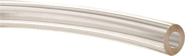 Made in USA - 1/4" ID x 1/2" OD, 1/8" Wall Thickness, Cut to Length (50' Standard Length) Plastic Tube - Clear, 62 Max psi, 63 Hardness - A1 Tooling