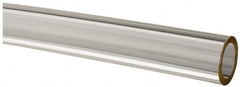 Made in USA - 5/16" ID x 7/16" OD, 1/16" Wall Thickness, Cut to Length (50' Standard Length) Plastic Tube - Clear, 21 Max psi, 40 Hardness - A1 Tooling