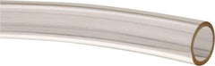 Made in USA - 1/2" ID x 5/8" OD, 1/16" Wall Thickness, Cut to Length (50' Standard Length) Plastic Tube - Clear, 14 Max psi, 40 Hardness - A1 Tooling