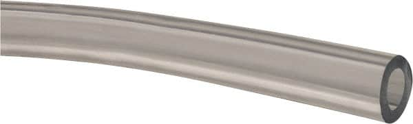 Made in USA - 3/8" ID x 5/8" OD, 1/8" Wall Thickness, Cut to Length (50' Standard Length) Plastic Tube - Clear, 14 Max psi, 63 Hardness - A1 Tooling