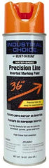 Rust-Oleum - 17 fl oz Orange Marking Paint - 600' to 700' Coverage at 1" Wide, Water-Based Formula - A1 Tooling