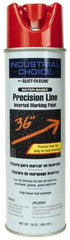 Rust-Oleum - 17 fl oz Red Marking Paint - 600' to 700' Coverage at 1" Wide, Water-Based Formula - A1 Tooling