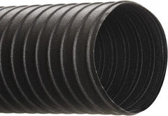 Hi-Tech Duravent - 5" ID, 25' Long, Steel Blower & Duct Hose - Black, 6.9" Bend Radius, 17 In/Hg, 26 Max psi, -40 to 250°F, Chemical and Abrasion Resistant - A1 Tooling